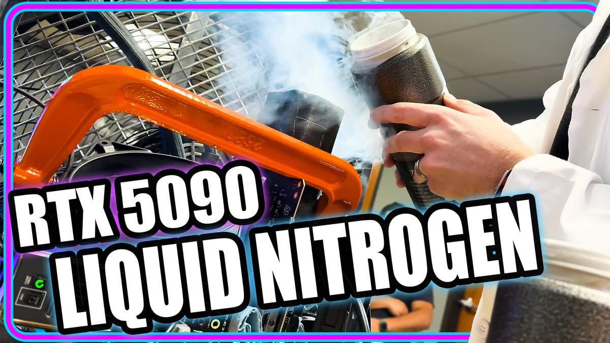 To beat Linus, I had to use Liquid Nitrogen... RIPLTT youtu.be/NO2QG_B5onc?si… via <a href="/YouTube/">YouTube</a>