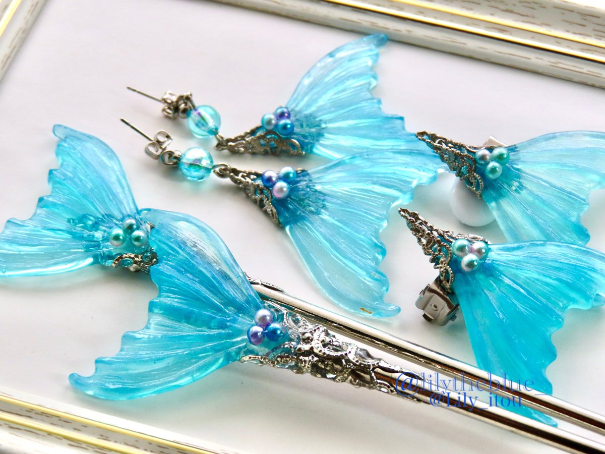 Lily_itou's tweet photo. ＼デザフェス61出展します／

「あなたに寄り添う海洋生物」をはじめ、青い宇宙のアクセサリー、全て原型から手作業で作っています
夏の相棒を見つけにお気軽にお立ち寄りください🐋

出展名▶︎ブルーリリー
出展日▶︎7/5~7/6 両日
ブースNo.▶︎Q-103

#デザフェス61リポスト 
@designfesta https://t.co/t41iYLL0qU
