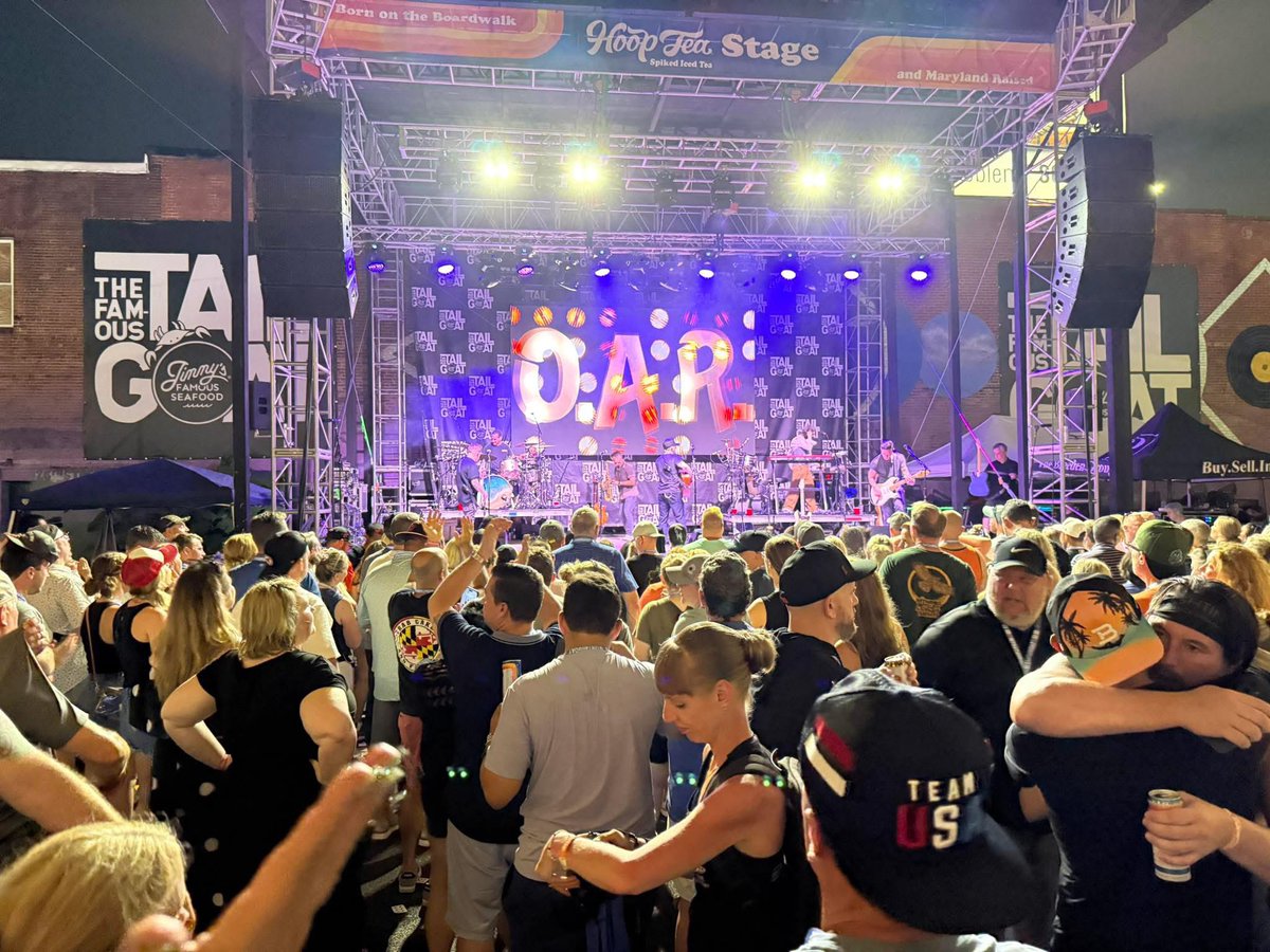 What a night! Thank you, <a href="/ofarevolution/">O.A.R.</a>, for bringing love &amp; memories to <a href="/TheTailGOAT/">The TailGOAT</a>!