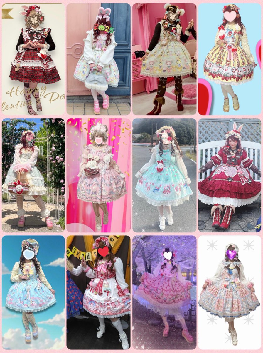 mfmf_labyrinth's tweet photo. #2025年上半期ロリィタまとめ
#2025年上半期ロリィタコーデまとめ

本当にたくさん着てた💛💚
私といえばこの色！っていうのがだいぶ見えてきた気がする🎀
下半期もたくさんロリィタ着たい！！
是非ロリデしてくださいଘ(੭´ ꒫`)੭̸* https://t.co/xhatlsozxU