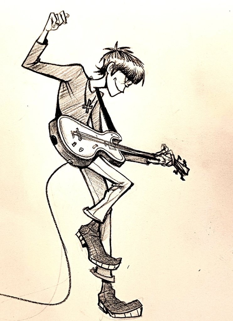 goleum7's tweet image. #gorillaz #murdoc