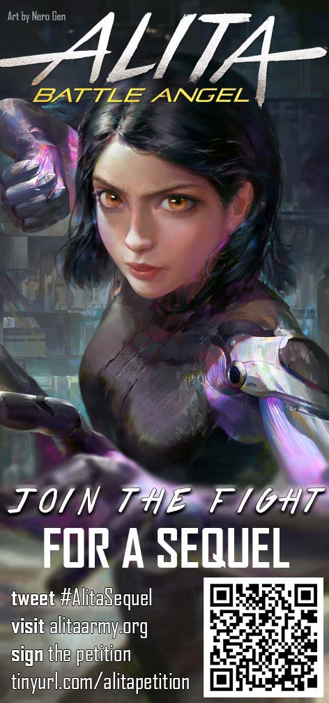 elJanjo99's tweet photo. #AlitaArmy let’s keep fighting; let’s keep praying and manifesting this trilogy into existence. #AlitaSequels All our efforts will pay off after all https://t.co/bwOnH7bKLS
