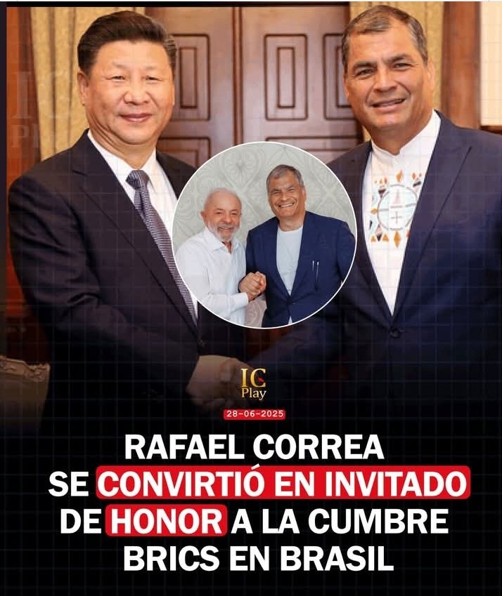 Lloren hijos de puta, sufran porque Correa es un líder mundial. <a href="/MashiRafael/">Rafael Correa</a>