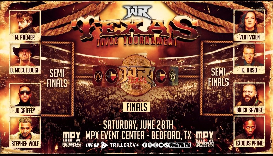 tall_ny's tweet photo. Brick Savage went over JD Griffey via referee stoppage in the finals of the WR Texas Title Tournament to become the inaugural WR Texas Champion! #RevolverTEXAS https://t.co/o2HmOvZjQM