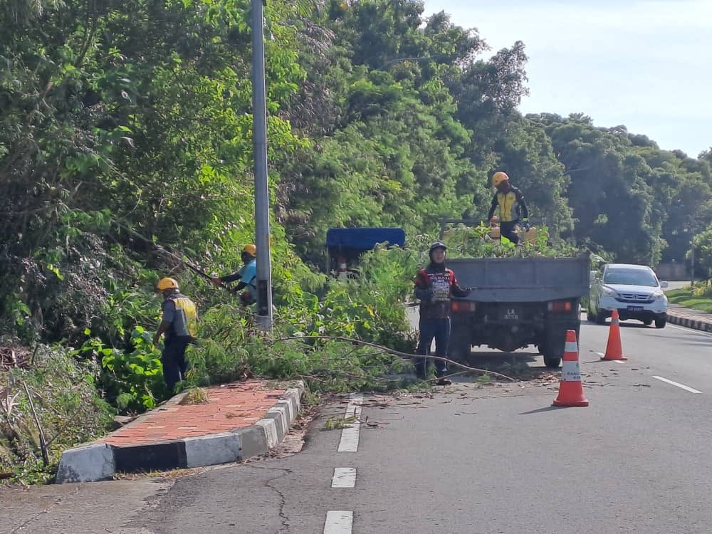 JKR Labuan (@jkrlabuan) on Twitter photo Tingkatkan keselamatan pengguna jalan raya melalui kerja-kerja rutin secara jabatan iaitu mencantas dahan pokok bagi menambahbaik jarak penglihatan pemanduan di Jalan Tanjong Batu - Tanjong Purun (L709)
<a href="/RoslanisE/">Roslan bin Ismail</a>
<a href="/TKPKR_Infra/">TKPKR (Sektor Infra)</a>
<a href="/IPJKR_Official/">JKR Malaysia Rasmi</a> Tingkatkan keselamatan pengguna jalan raya melalui kerja-kerja rutin secara jabatan iaitu mencantas dahan pokok bagi menambahbaik jarak penglihatan pemanduan di Jalan Tanjong Batu - Tanjong Purun (L709)
<a href="/RoslanisE/">Roslan bin Ismail</a>
<a href="/TKPKR_Infra/">TKPKR (Sektor Infra)</a>
<a href="/IPJKR_Official/">JKR Malaysia Rasmi</a>