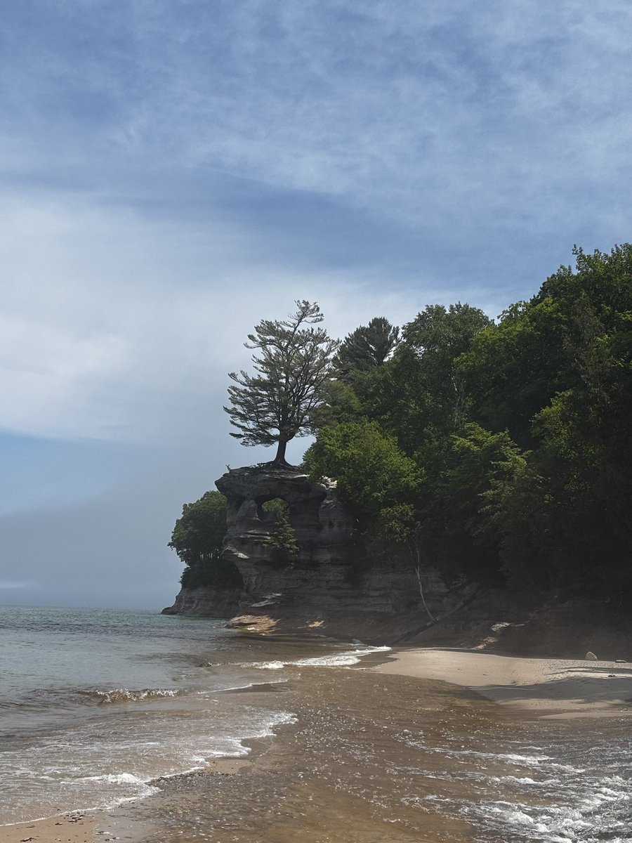 Nice hike today at Pictured Rocks National Lakeshore