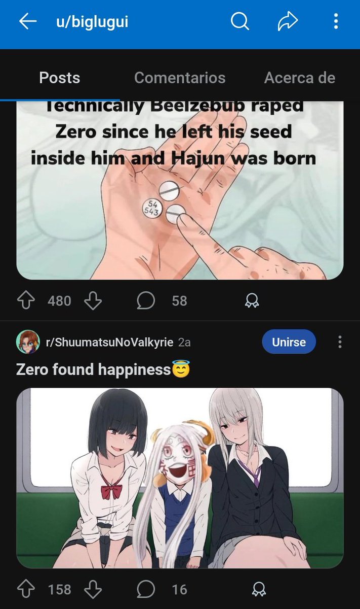 Aquí hace chiste o alegolias hacia la v10lac1on con varios personajes de la historia en especial con el personaje de zerofuku.