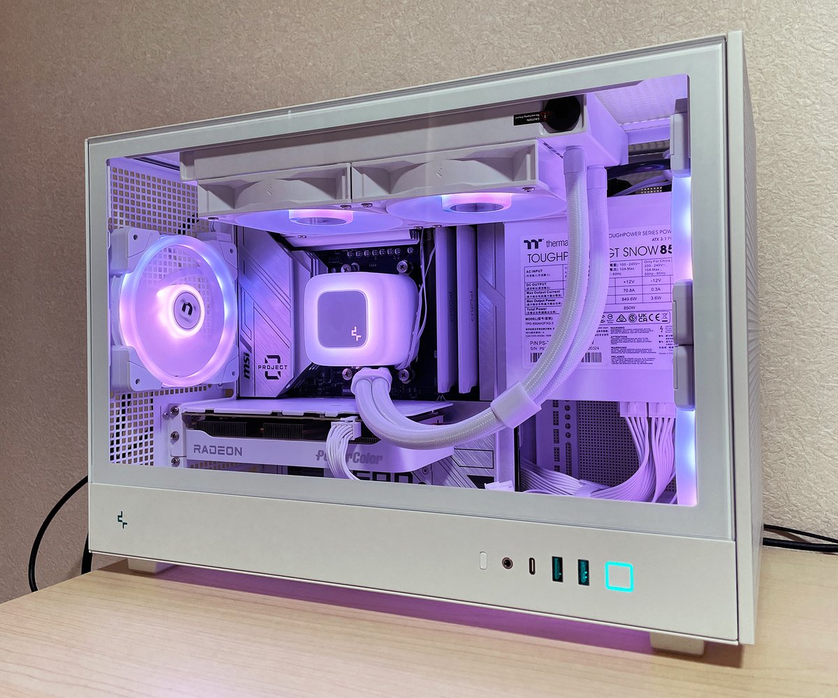 PC完成！ #自作PC #CH260 #DeepCool