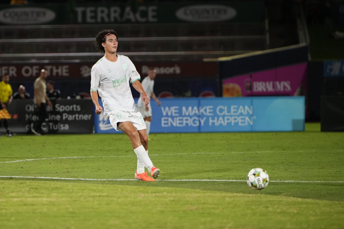 FCTulsa's tweet photo. Academy ➡️ First team

Last night was a night to remember for FC Tulsa Academy product, Anthony Harper 🤩 https://t.co/mGv0tJiBrR