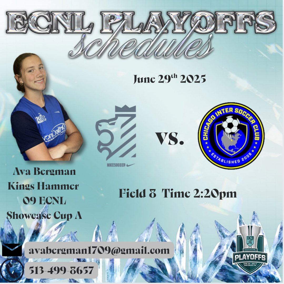 AvaBergman26's tweet photo. Tough game today against CESA Liberty, ended in a 2–1 loss but very proud of my team and happy to have scored! Here is my game schedule for tomorrow! Thanks to all the coaches for coming out today ! @ImYouthSoccer @ImCollegeSoccer @ECNLgirls @TopDrawerSoccer https://t.co/6FgHu5eRyg