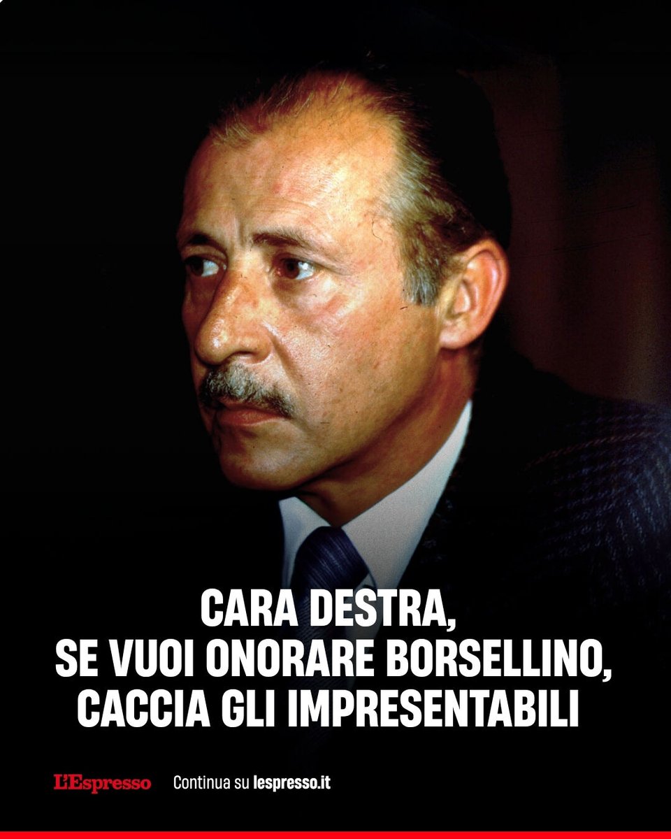 Il governo che declassa per motivi ideologici il teatro della Toscana diretto da Stefano Massini si compiace, con ragioni analoghe e di segno opposto, delle scelte delle tracce della maturità su Borsellino e Pasolini.

Il commento di Enrico Bellavia sul nuovo numero de L’Espresso
