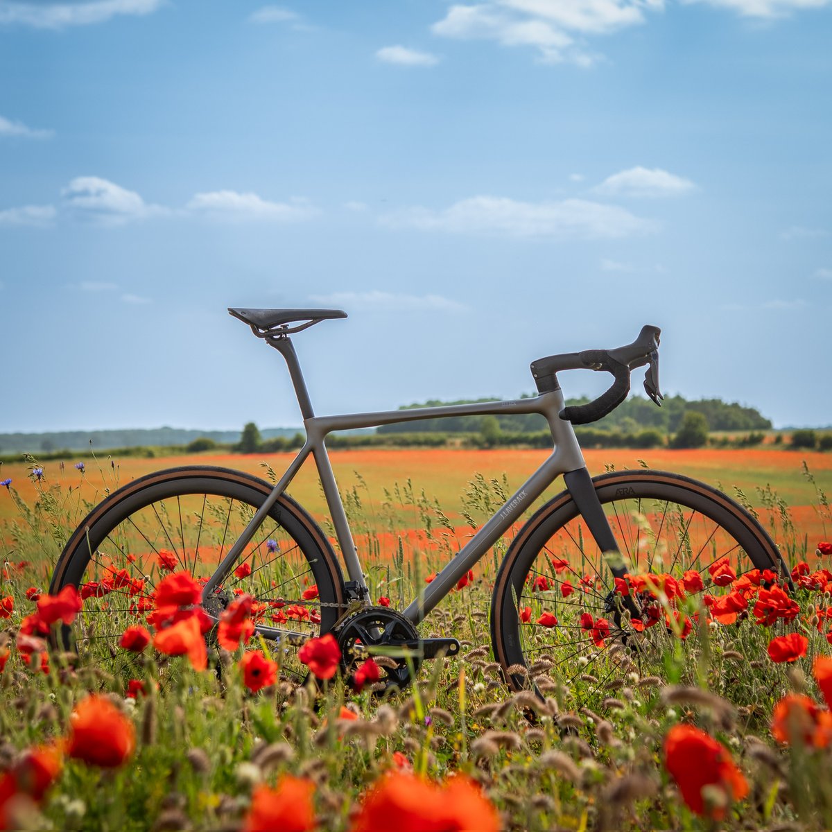 JLaverackTi's tweet photo. Bathed in the warm glow of a Rutland field peppered with poppies, this R J.ACK III AM64 stands as a testament to precision and innovation.
Explore the gallery:
https://t.co/vp0t3nVZ9q
#JLaverack #RJACKIII #AM64 #ENVEInRoute #TitaniumCraft #BespokeGeometry #Rutland https://t.co/592VxEzuTm