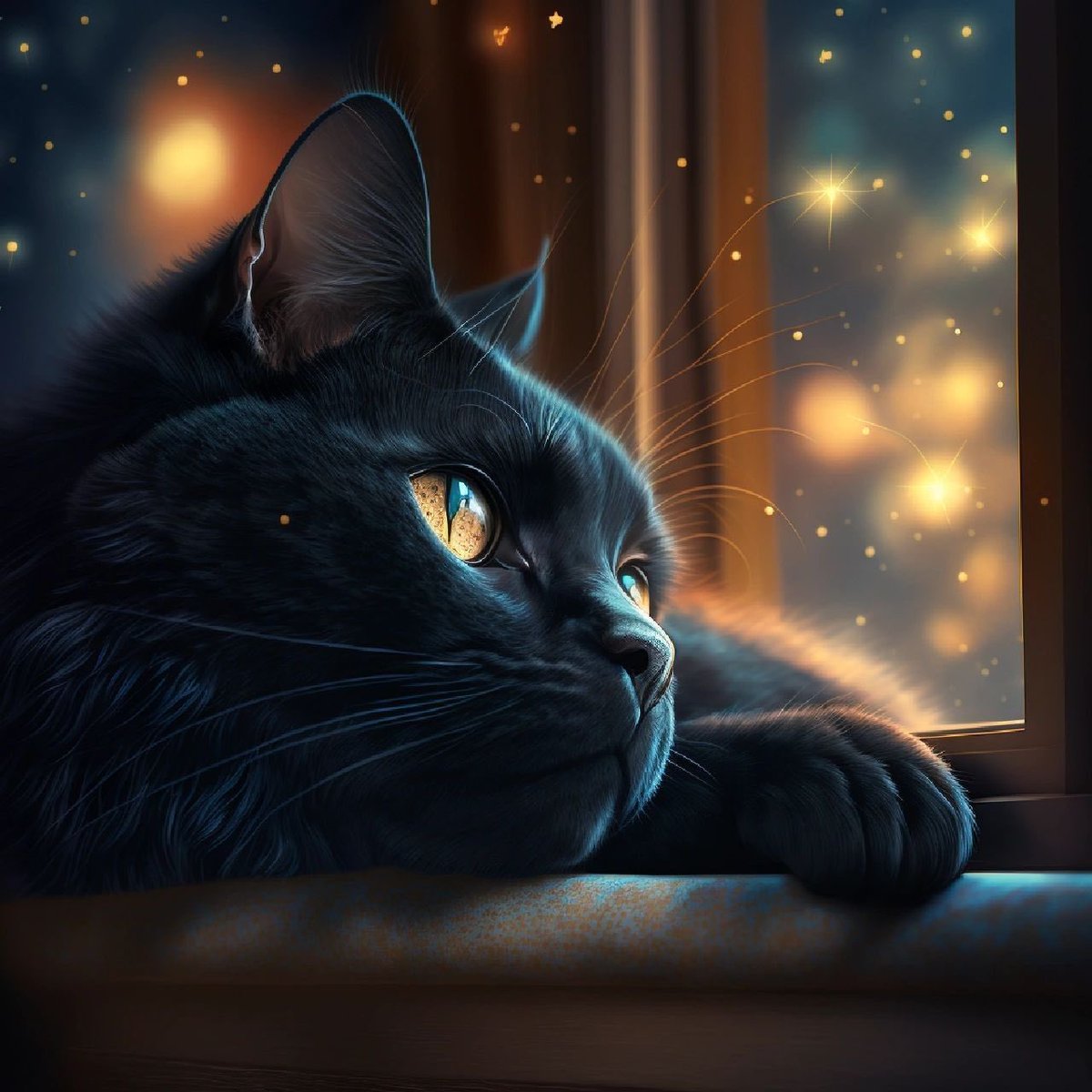 The human went to help a friend and got caught by a storm. They were once again late getting home, but this time we stayed awake to be sure they got home safely. We send purrs to everyone trying to get home and even if there's no one waiting on you, one of our hugs will be...💖