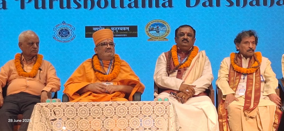 NSUTirupati's tweet photo. Glimpses of the 19th World Sanskrit Conference – Kathmandu, Nepal 🇳🇵

A global confluence of scholars, thinkers, and enthusiasts celebrating the timeless wisdom of Sanskrit! https://t.co/8zCglR7tHr