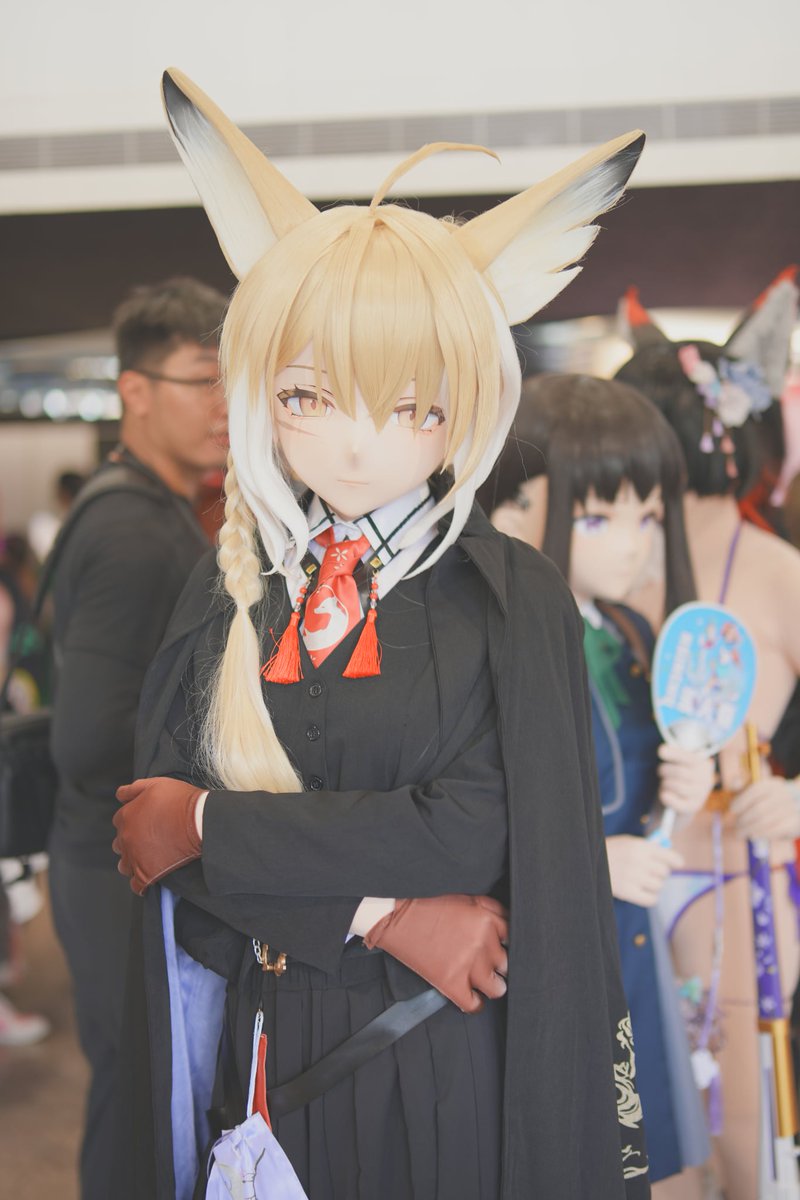 古埃及掌管梳毛的神
📷：<a href="/ValkyriePdragon/">Valkyrie Pendragon</a> 
🎭頭殼主人：<a href="/whitecloud_kig/">星雲</a>

#kigurumi #着ぐるみ
#Arknights #アークナイツ
#Vulpisfoglia #ウルピスヒォリア