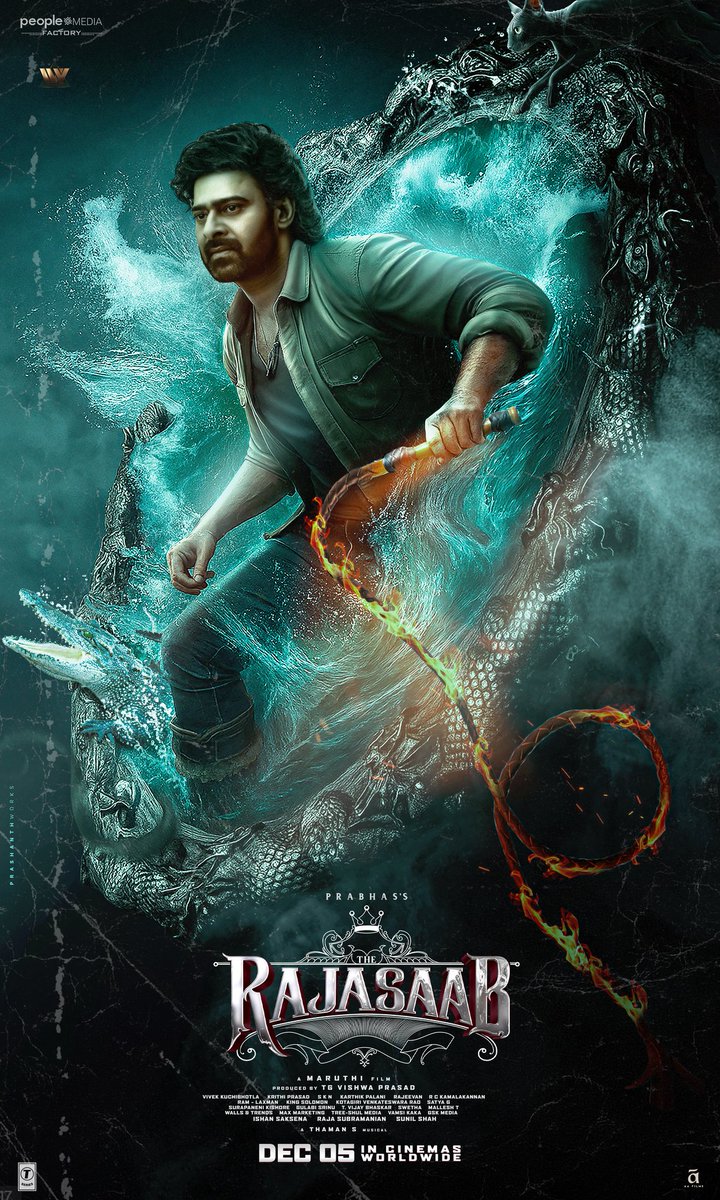 కంపించే సంకాశం పేరు రాజాసాబ్…🔥🔥
Now that’s a REBEL STATEMENT 🔥🔥

Here's the special poster of most awaited film #Rajasaab ❤️‍🔥

A <a href="/Prashanth_works/">Prashanth_works</a> Poster! 

Young Rebel Star #Prabhas
<a href="/DirectorMaruthi/">Director Maruthi</a> <a href="/MusicThaman/">thaman S</a> 
<a href="/peoplemediafcy/">People Media Factory</a> <a href="/rajasaabmovie/">The RajaSaab</a>
