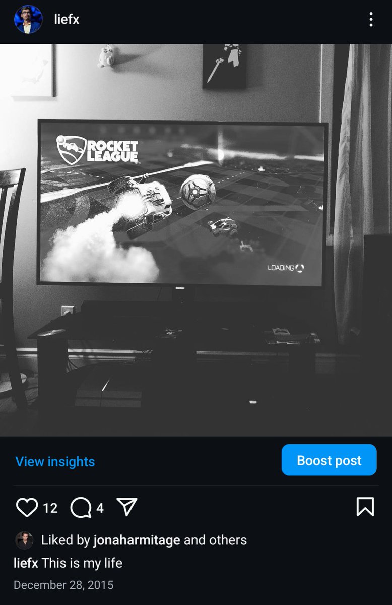 Made this post on Instagram on December 28th, 2015

Titled "This is my life"

Little did I know...