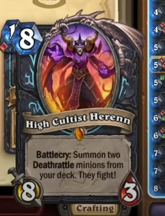 imik_plays's tweet photo. I just want to make a list of cards that got changed in the final design (thanks to Rarran's Rumble, we can see the old versions).

Left is old, right is current.

3 HP; 6 HP https://t.co/LA94MGFNqP