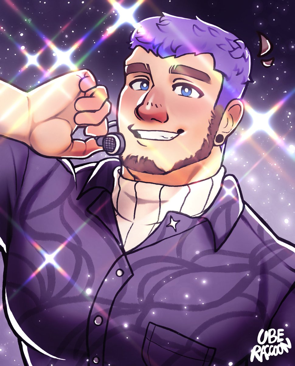 uberaccoon's tweet photo. Popstar Heartthrob, Sean 💜✨🎤 https://t.co/8M3EN8rsGg