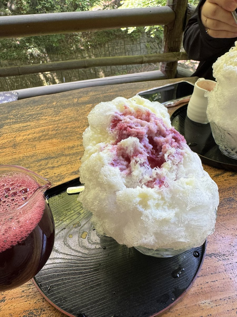 binbou_FD3S's tweet image. 今日は月待の滝　もみじ苑へ🍁

流しそうめんを頂きました💖💖💖

雰囲気とっても良いです☺️
