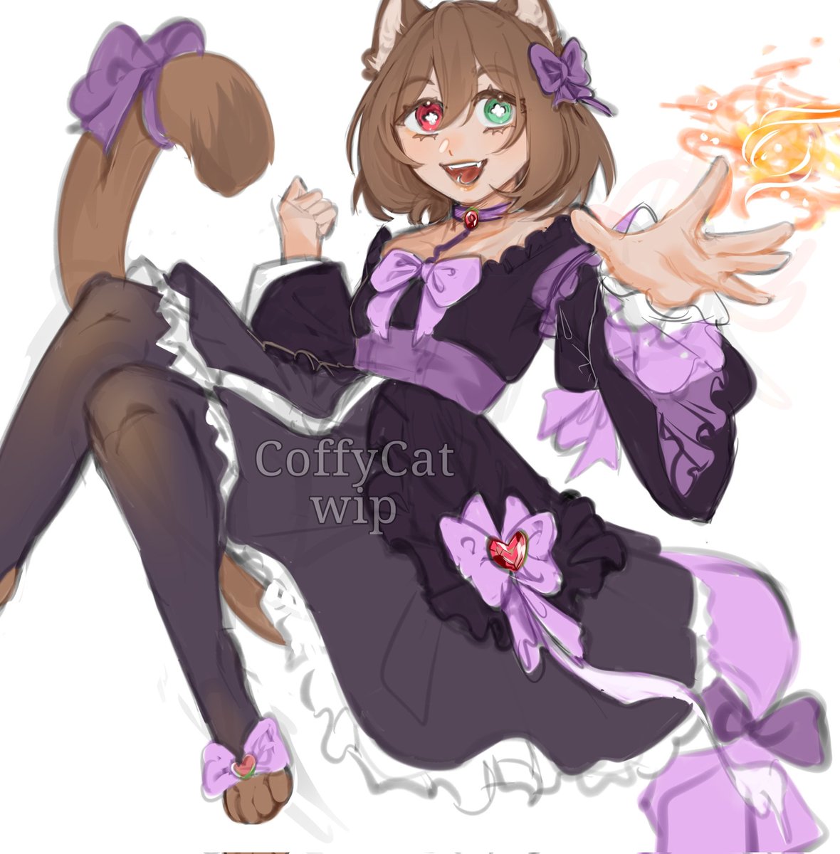 CoffyCatSoft's tweet image. Wip oc ✨💕

#originalcharacter #Oc #Sketch