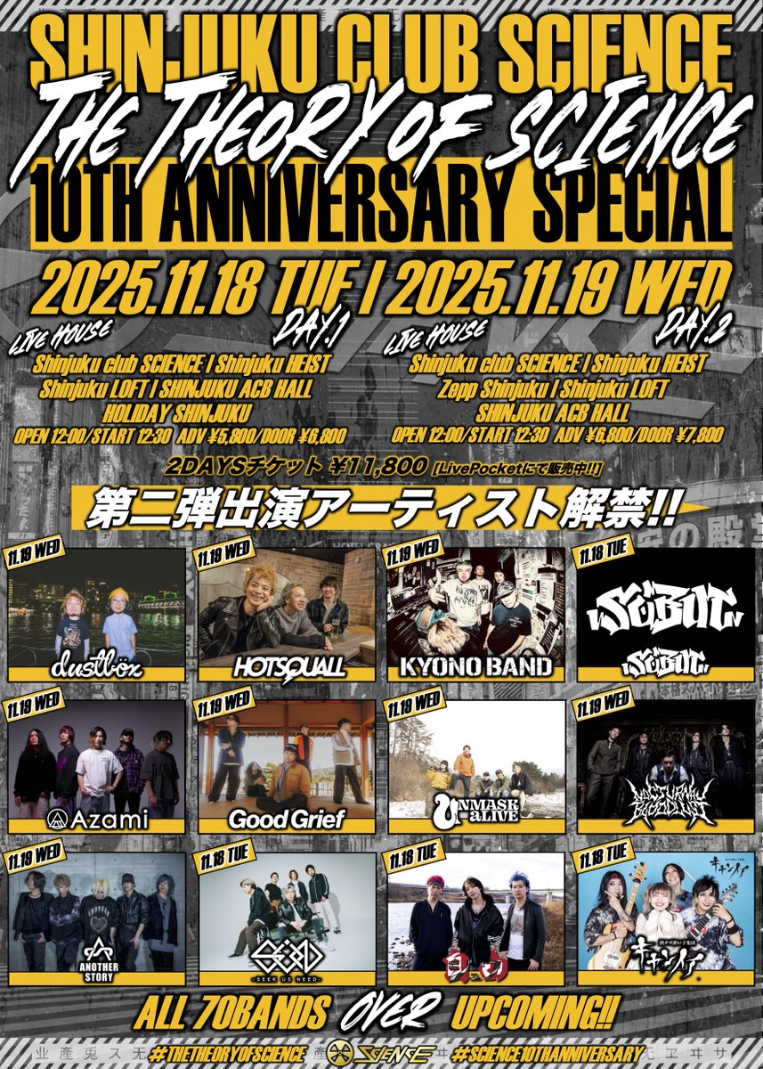 club SCIENCE tweet media