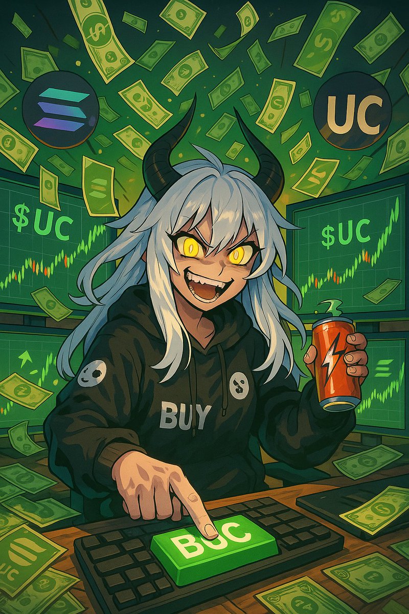 kitdyor's tweet photo. When you ape into $UC with zero research but full conviction 💸🔥

CA: 5TM2nWGomk9MmBNKmsFf8QAsHZf3S8hvtu214KhQpump

Tap in or cope later. #Unstoppablecoin
https://t.co/KKGtX09MOJ https://t.co/BHVptJjl6Q