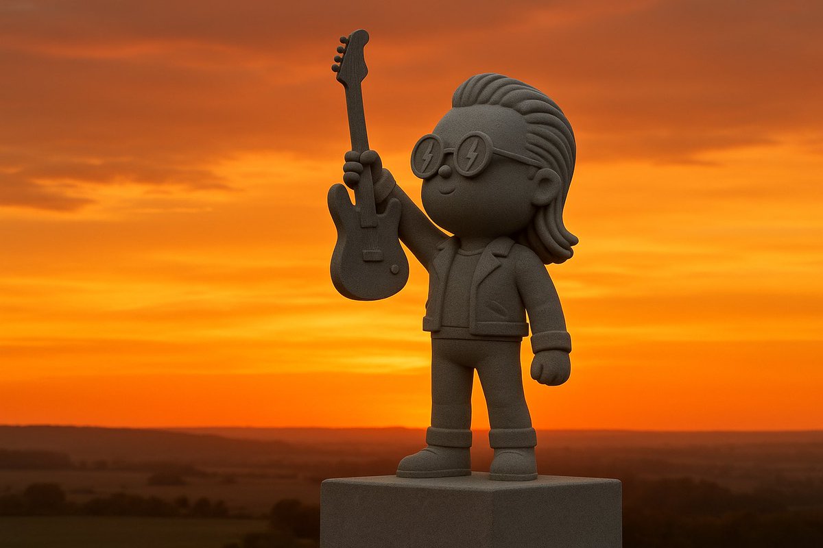 StuffKeithBuys's tweet image. The Craigscale Chronicles: Storm of the Bad Vibes
In the quiet hills above Vibetown, the winds once carried only melodies — guitar strums echoing from the cliffs, harmonizing with the hum of morning breezes and the laughter of townsfolk below. That was the peace Craigscale had…