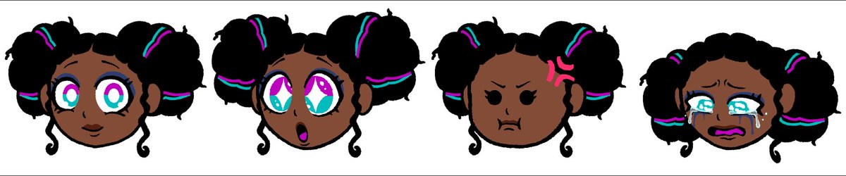 Starting to work on expression sheets for my characters to better showcase their personalities. First up is Nora this time.

#oc #originalcharacter