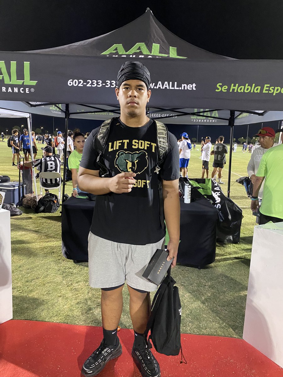 Congratulations to Basha OL Tevita Kale - MVP for the Flight Club Bigman Challenge!