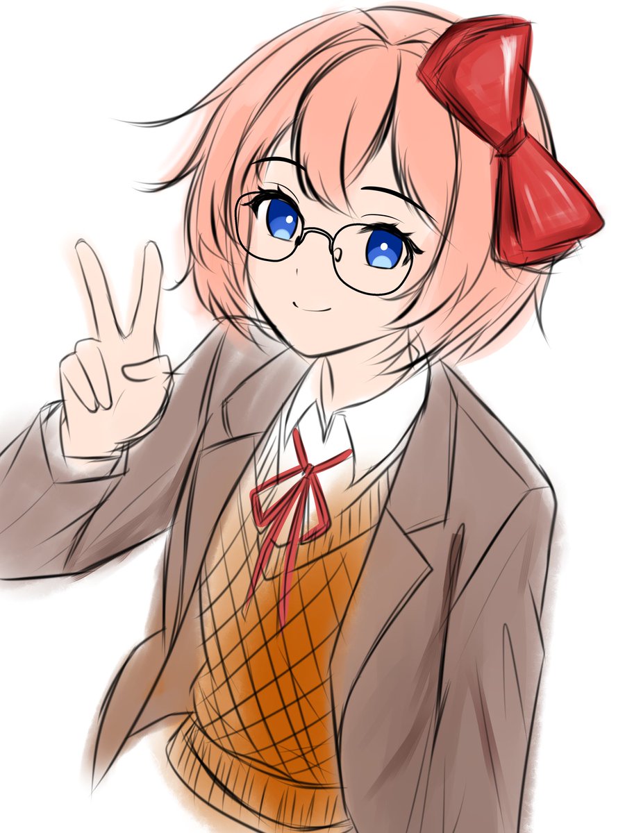 上色