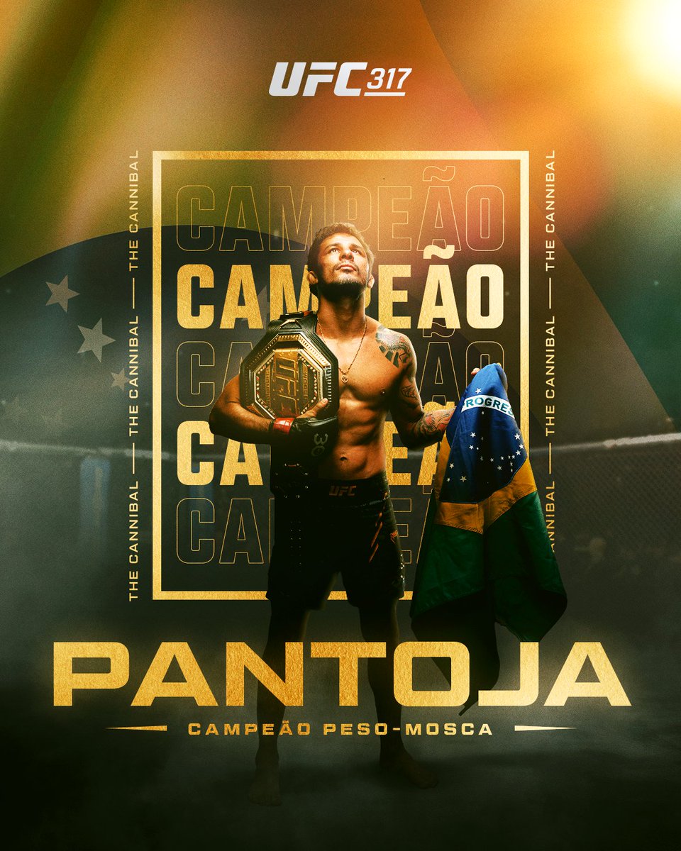 UFCBrasil's tweet photo. MAIS UMA DEFESA DE TÍTULO!! Vitória de @PantojaMMA🏆🇧🇷 por finalização no segundo round no #UFC317! 

[ Ao vivo no @UFCFightPassBR | Assine o plano semestral com 50% de desconto até o dia 29 de junho ] https://t.co/dgfu9LvTXd