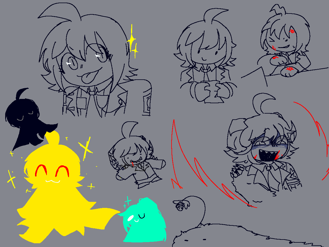 VoidUnknown11's tweet image. wok up and post  midnight doodlelel