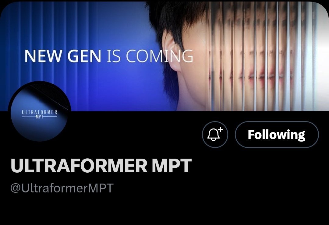 Yaya15Q's tweet photo. 💥📣 FOLLOW THIS ACCOUNT📣💥
➡️ @UltraformerMPT on X ⬅️
The new presenter of ULTRAFORMER MPT will be revealed very soon✨
#NEWGENISCOMING
#MPTยกกระชับGENใหม่
#UltraformerMPT #Ultraformer
#Gemini_NT #เจมีไนน์ @gemini_ti https://t.co/voBhfIrre5