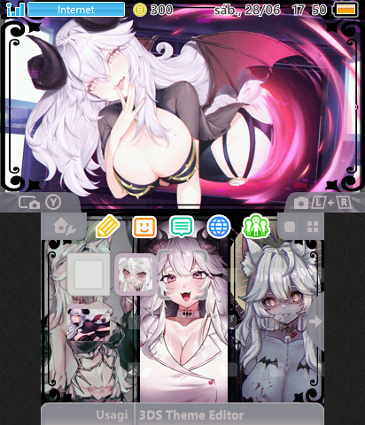 VIL2007GH's tweet image. New Nintendo 3DS wallpapers fresh out of the oven, from vtubers @Coventryy_ , @Demythical , @cherriglitch and @SAR0CKX .
#sketchentryy #cumentryy #Demyart #CherriPixels
Links:
themeplaza.art/item/110139
themeplaza.art/item/110140
themeplaza.art/item/110141
themeplaza.art/item/110142