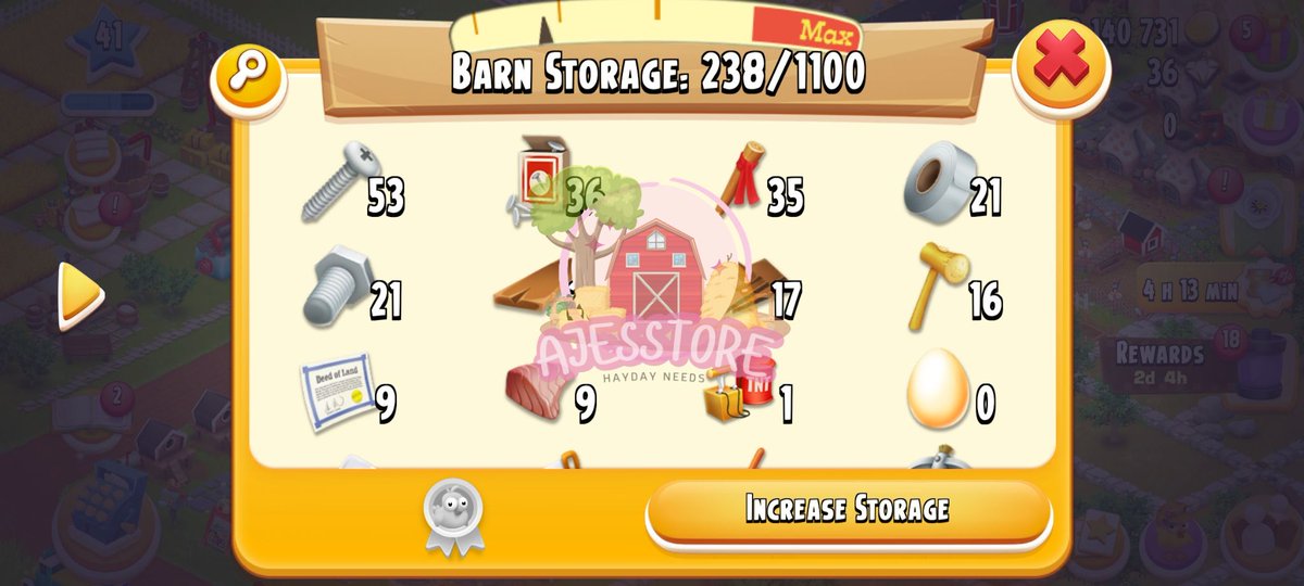 waomasigu's tweet photo. ✧⁠*⁠。wts✧ akun gudang hayday.⁠｡⁠*⁠♡

🌼 Level 41
🌼 Koin 10jt++
🌼 Barn 1100 Silo 600
🌼 diamond 36
🌼 Free tom 1 hari
🌼 Mesin lengkap
🌼 Sudah didekor
🌼 bonus tools random+
akun sesuai pict ya, minat? dm/chat ke wa dibio sajaaa, harga ramahh
 #zonauang️ #zonajajan https://t.co/Kf5TJivn1C