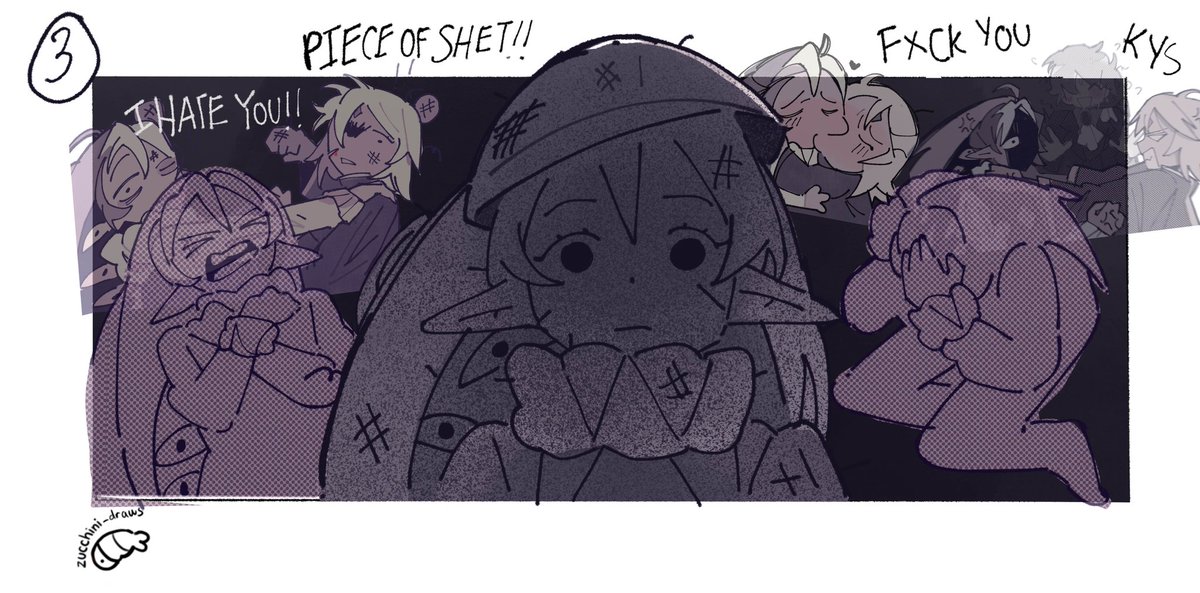 Zucchini_draws's tweet image. Our other half's comic 馃悰
#CRK #cookierunkingdom #shadowmilkcookie #shadowmilk #eternalsugarcookie #eternalsugar