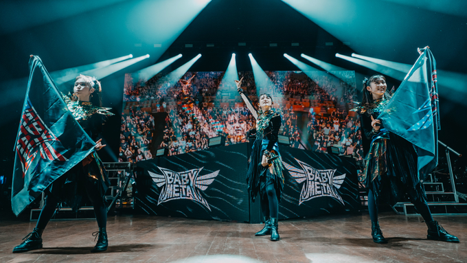 On stage media image