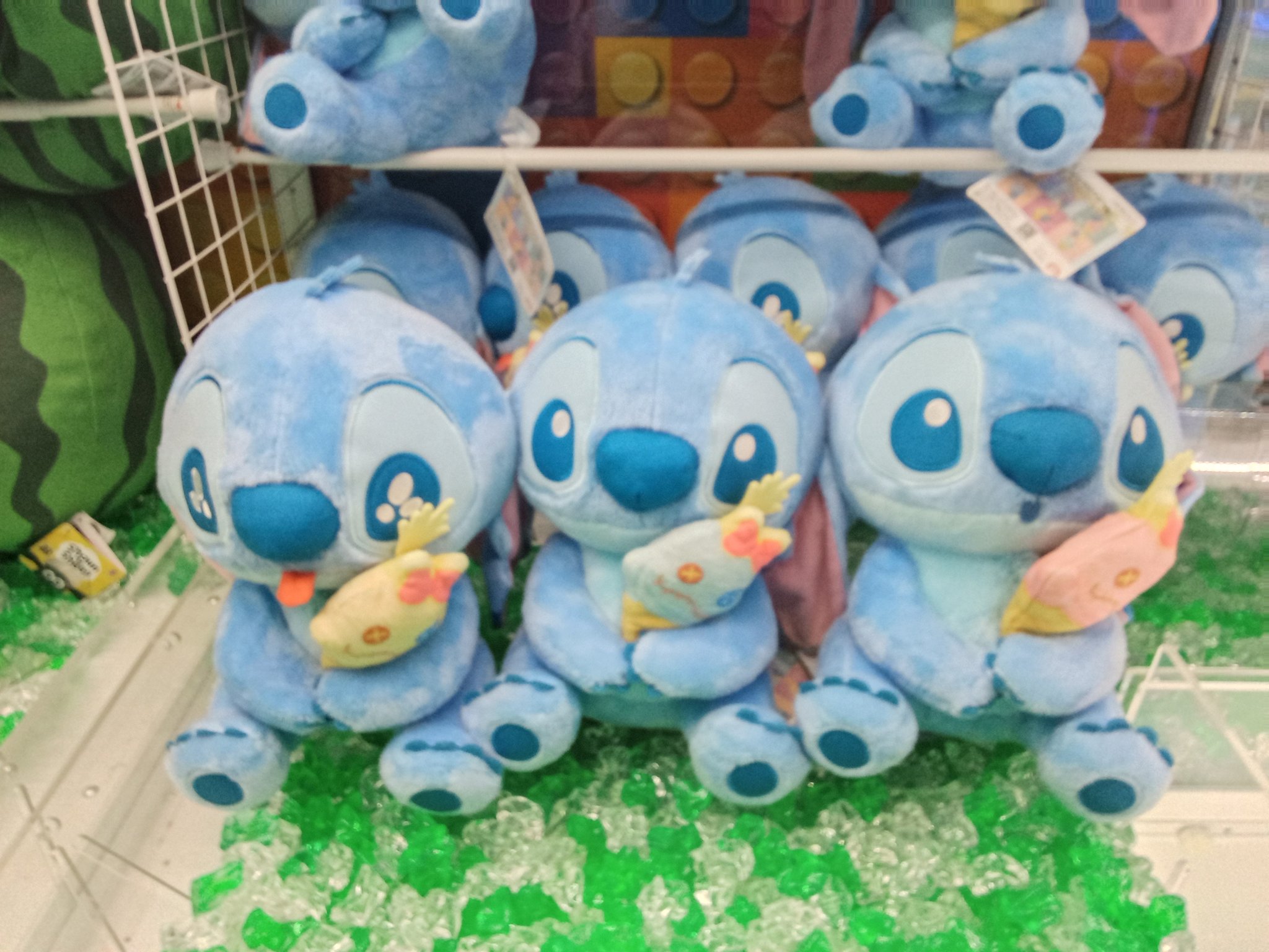 ディズニー　スティッチ ラウンドワン限定　 カラフルアイス マスコット ディズニー スティッチ ラウンドワン限定 カラフルアイス