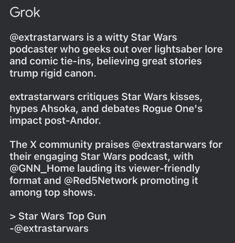 lol Quite accurate by Grok