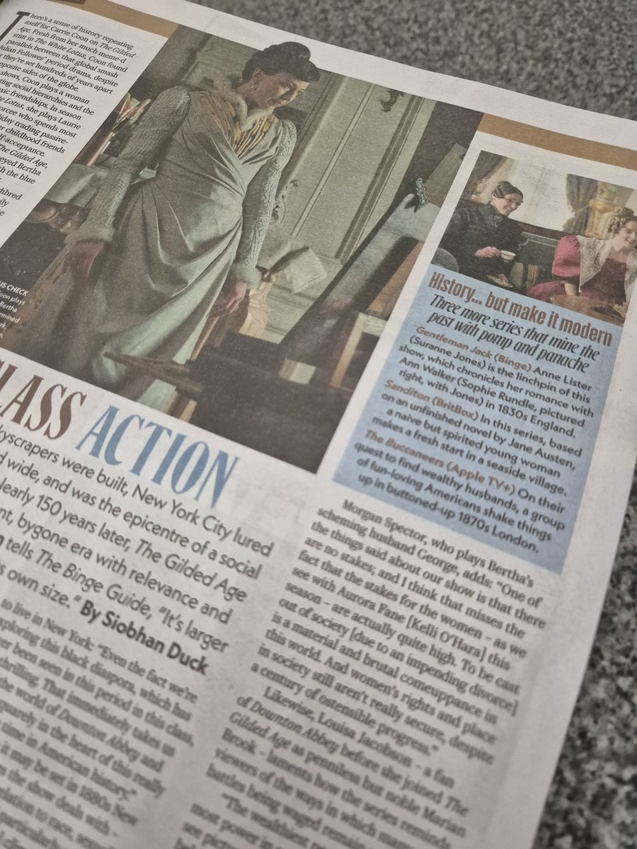 #Sanditon still being mentioned as a must-watch in local press here in Australia 👍