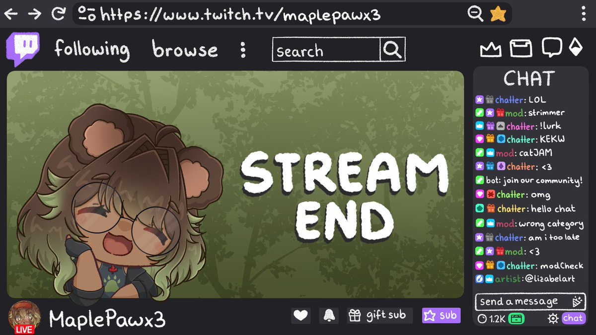 MaplePawx3 (@maplepawx3) on Twitter photo Stream has ended! I'm so happy I cried on stream! Thank you to all the lovely cubs who showed up to my birthday stream! & for all the birthday wishes! We had Hype Train complete at Lvl 8!๐ป๐
Special thanks to these wonderful people:
izanagi
<a href="/dspblue/">dspblue</a>
<a href="/Notyonugget/">Notyonugget</a>
<a href="/sirjokervt/">Joker The Scuffed Dogtuber</a> Stream has ended! I'm so happy I cried on stream! Thank you to all the lovely cubs who showed up to my birthday stream! & for all the birthday wishes! We had Hype Train complete at Lvl 8!๐ป๐
Special thanks to these wonderful people:
izanagi
<a href="/dspblue/">dspblue</a>
<a href="/Notyonugget/">Notyonugget</a>
<a href="/sirjokervt/">Joker The Scuffed Dogtuber</a>