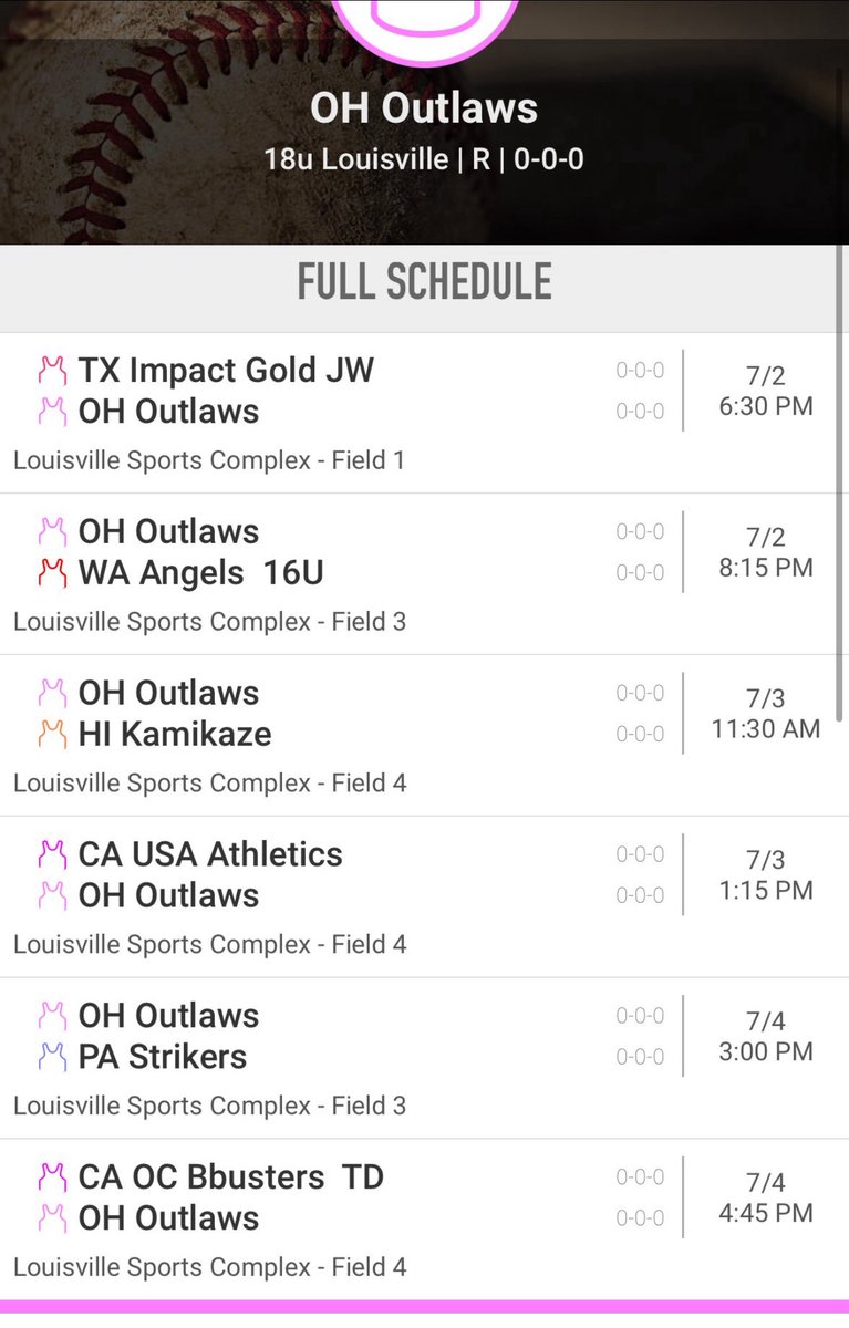 I’ll be guest playing with the OH Outlaws National 18u this week in IDT! Come check out our games as me and two others from my softball team will be competing! <a href="/brandi_acord/">brandi acord</a> <a href="/LilaMan32/">Lila Manfredonia 2028</a> <a href="/brayleegatti03/">Braylee Gatti</a> @BombersGoldOhio