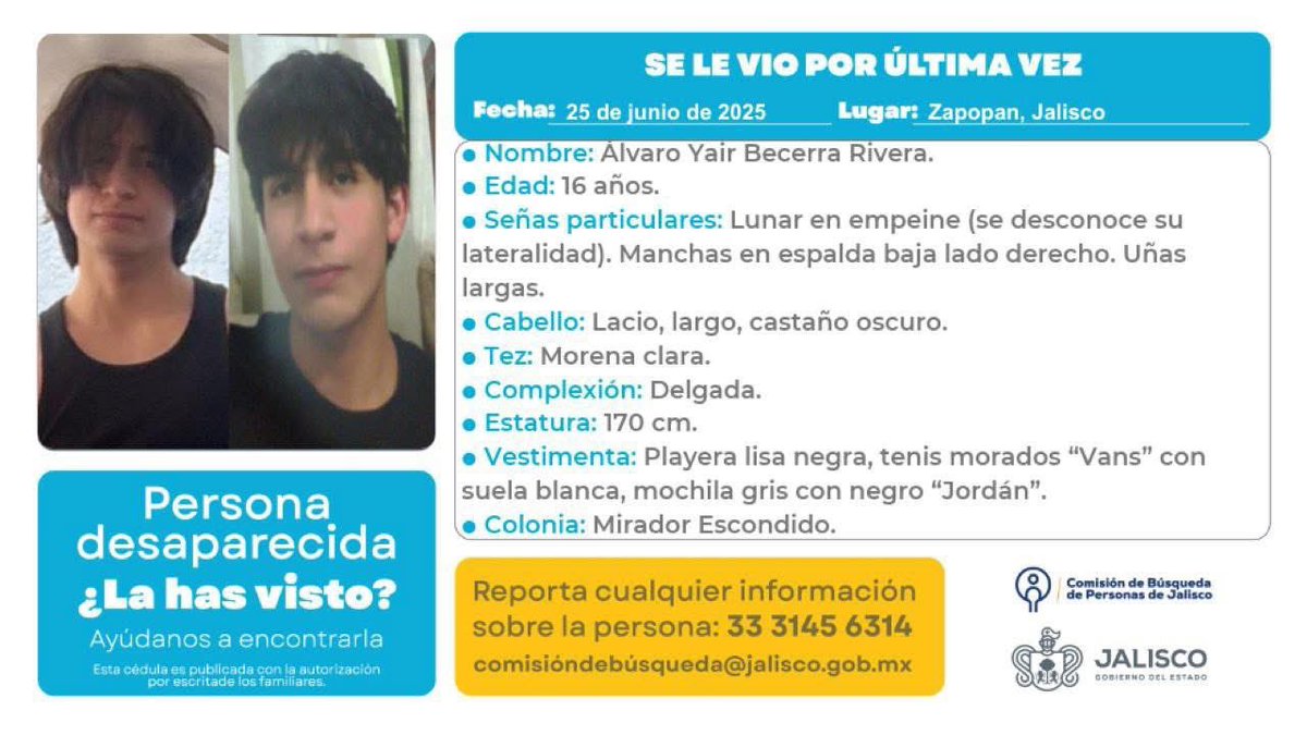 alfredorck's tweet photo. @GNocturnaMX Buena noche podrían apoyarme con compartir esta ficha de Búsqueda, es mi primo y estamos preocupados https://t.co/9MCxURbbrG