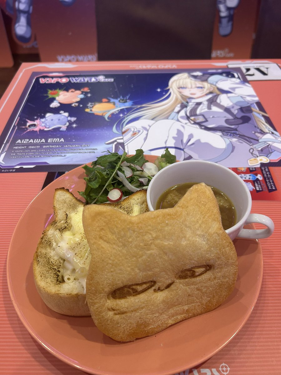 LisDaiti's tweet photo. VSPO WARS Cafe OSAKA前半行ってきた！
後半ももちろん行きます！！

#ぶいすぽコラボカフェ https://t.co/30AupVhpg7