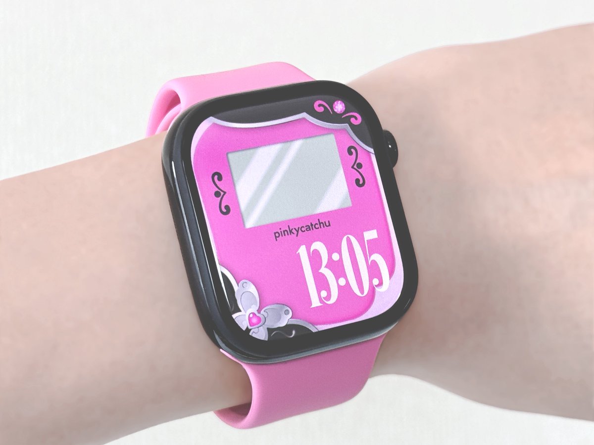 may_ena_'s tweet photo. 最近Apple Watchを使い始めたので、やりたかったことをやってみました🦋 https://t.co/oi2gvIquaF