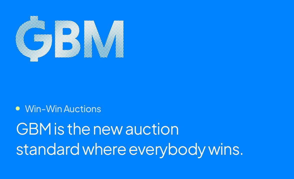 Angel XBT 🔺️ (@angelxbtee) on Twitter photo With GBM, every bid matters.
You help set the price.
And even if you don’t win, you still get something for being part of it.
It’s open, it’s fair, and it’s all onchain.”
<a href="/GBMauction/">GBM Auctions</a> → web3.gbm.auction With GBM, every bid matters.
You help set the price.
And even if you don’t win, you still get something for being part of it.
It’s open, it’s fair, and it’s all onchain.”
<a href="/GBMauction/">GBM Auctions</a> → web3.gbm.auction