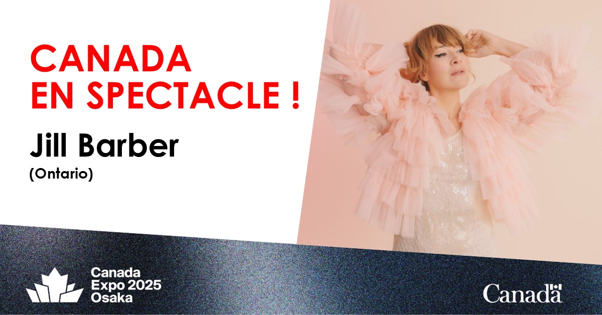 Artiste en vedette à CANADA EN SPECTACLE !

Jill Barber (Ontario)

26 juin, 19h30 | Pop-up Stage North

28 juin, 19h00 | #PavillonduCanada

30 juin, 13h30 | Pop-up Stage South

1er juillet, 12h00 | #PavillonduCanada

1er juillet, 19h00 |#PavillonduCanada

canadaexpo2025.ca/fr-ca/programm…