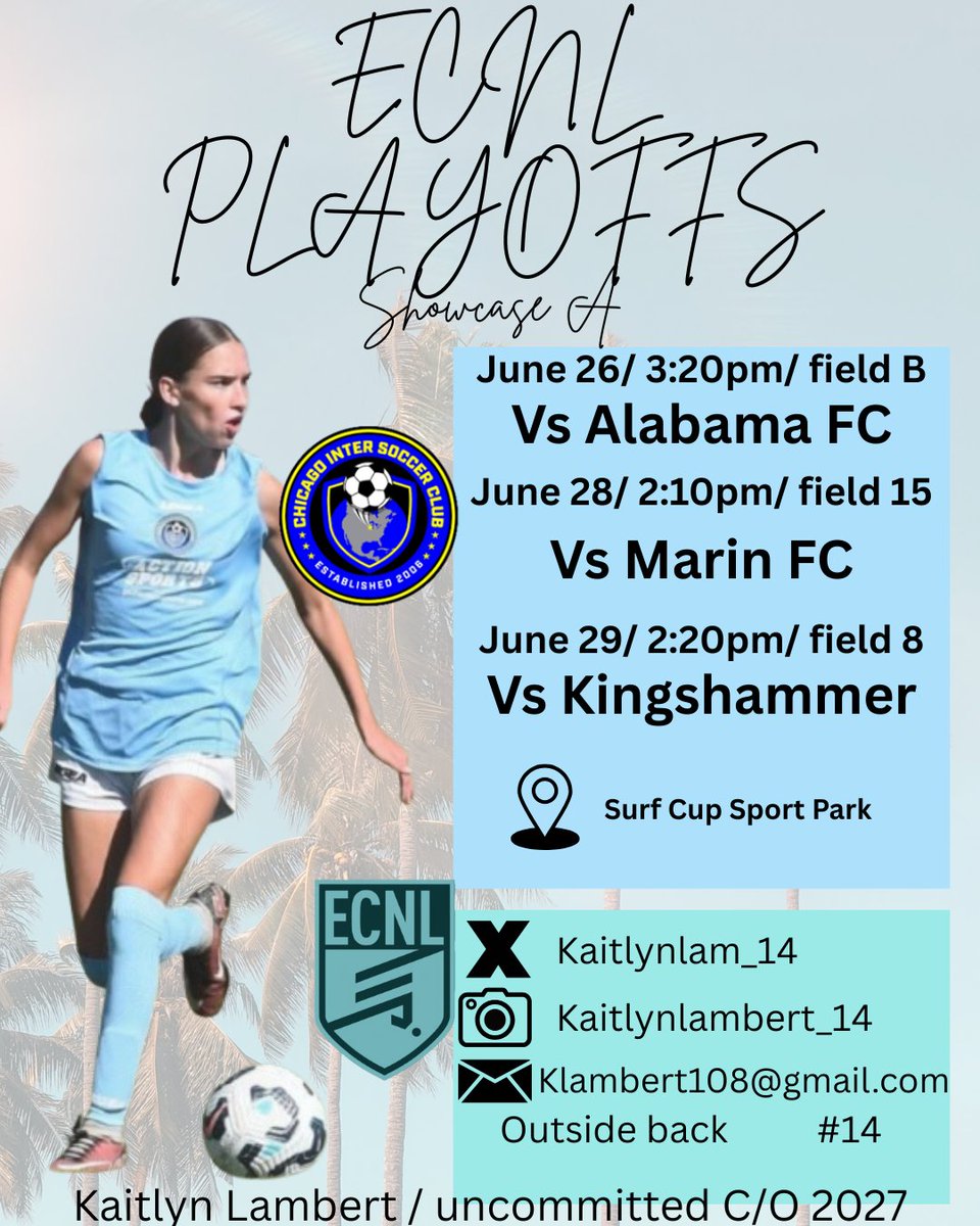 Kaitlyn Lambert (@kaitlynlam_14) on Twitter photo 3rd game is set. Tommorow at 2:20 on field 8 against Kingshammer. Hope to see you there! @chicagointer2009ecnl @chicagointersoccer <a href="/soccerwire/">soccerwire</a> @ecnlgirls <a href="/prep_soccer/">prep school soccer</a> 3rd game is set. Tommorow at 2:20 on field 8 against Kingshammer. Hope to see you there! @chicagointer2009ecnl @chicagointersoccer <a href="/soccerwire/">soccerwire</a> @ecnlgirls <a href="/prep_soccer/">prep school soccer</a>