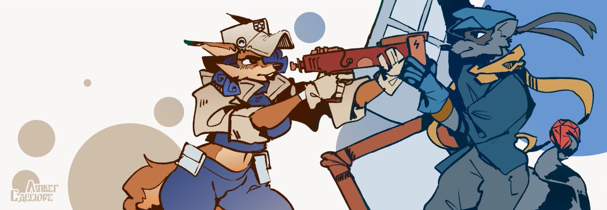 Amber_Calliope's tweet photo. Carmelita and Sly Cooper https://t.co/VJ15xi1gkD
